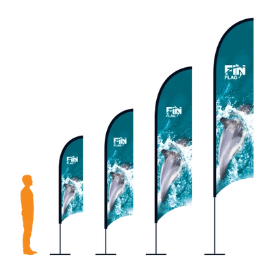 Fin Flag With Black Hems