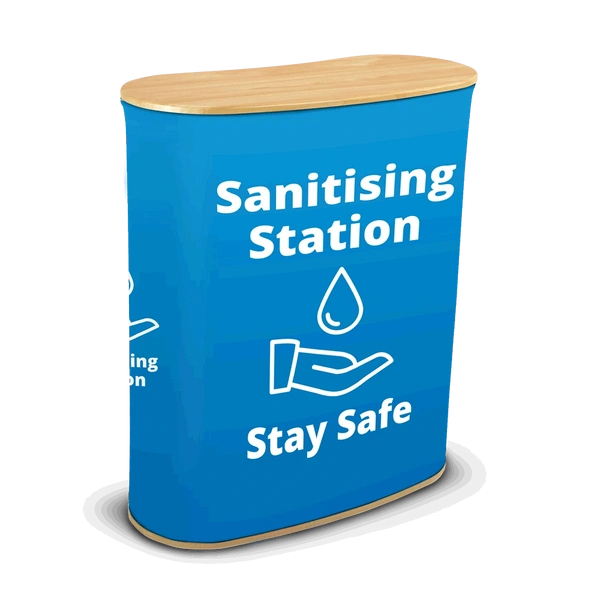 Sanitising Station - Seg Blue